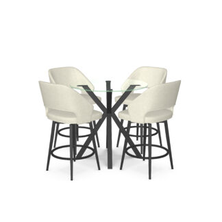table pub asterisk ,tabouret pivotant lorna