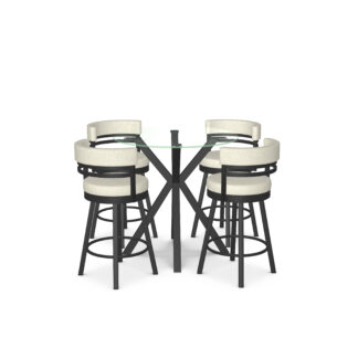 table pub asterisk , tabouret de comptoir ronny